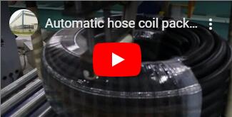 automatic hose coil packing line video
